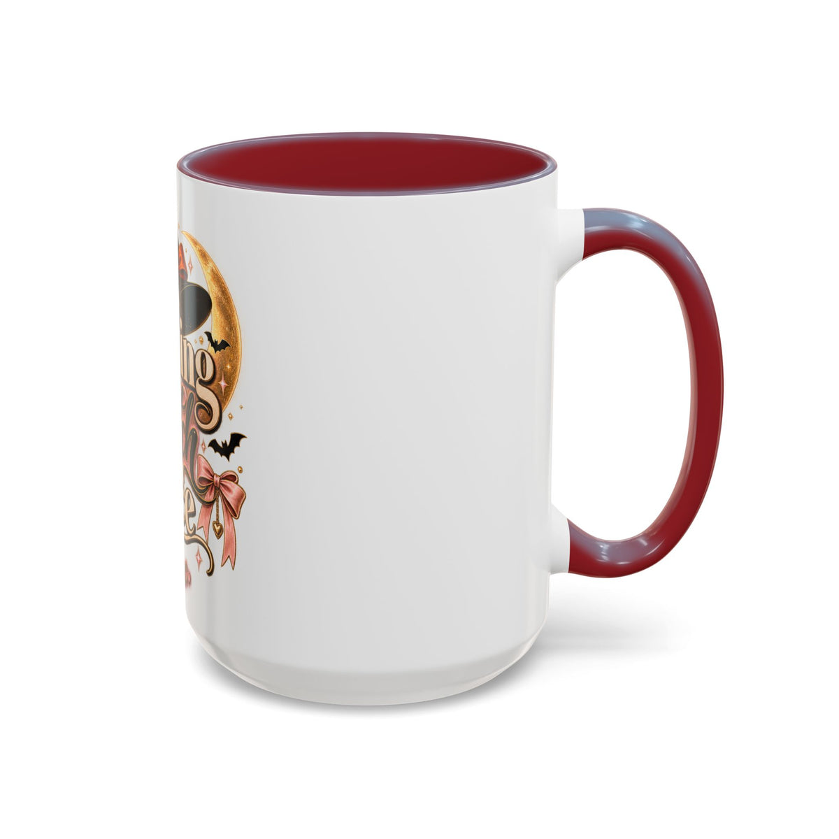 Resting Witch Face Accent Mug — Halloween Witch Coffee Cup (15oz) product image