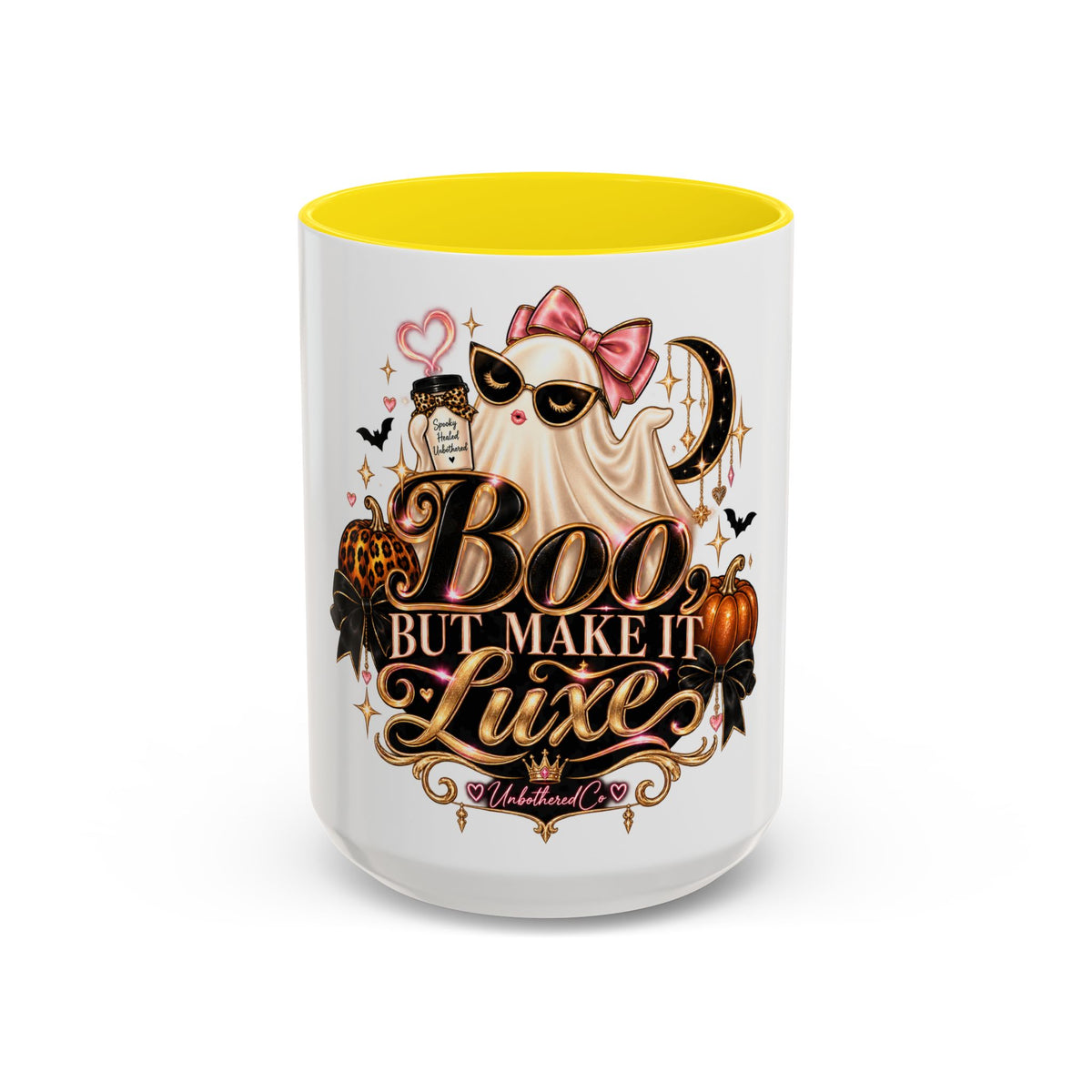 Halloween Coffee Mug — “Boo But Make It Luxe” Accent Ceramic Mug (11/15oz) product image