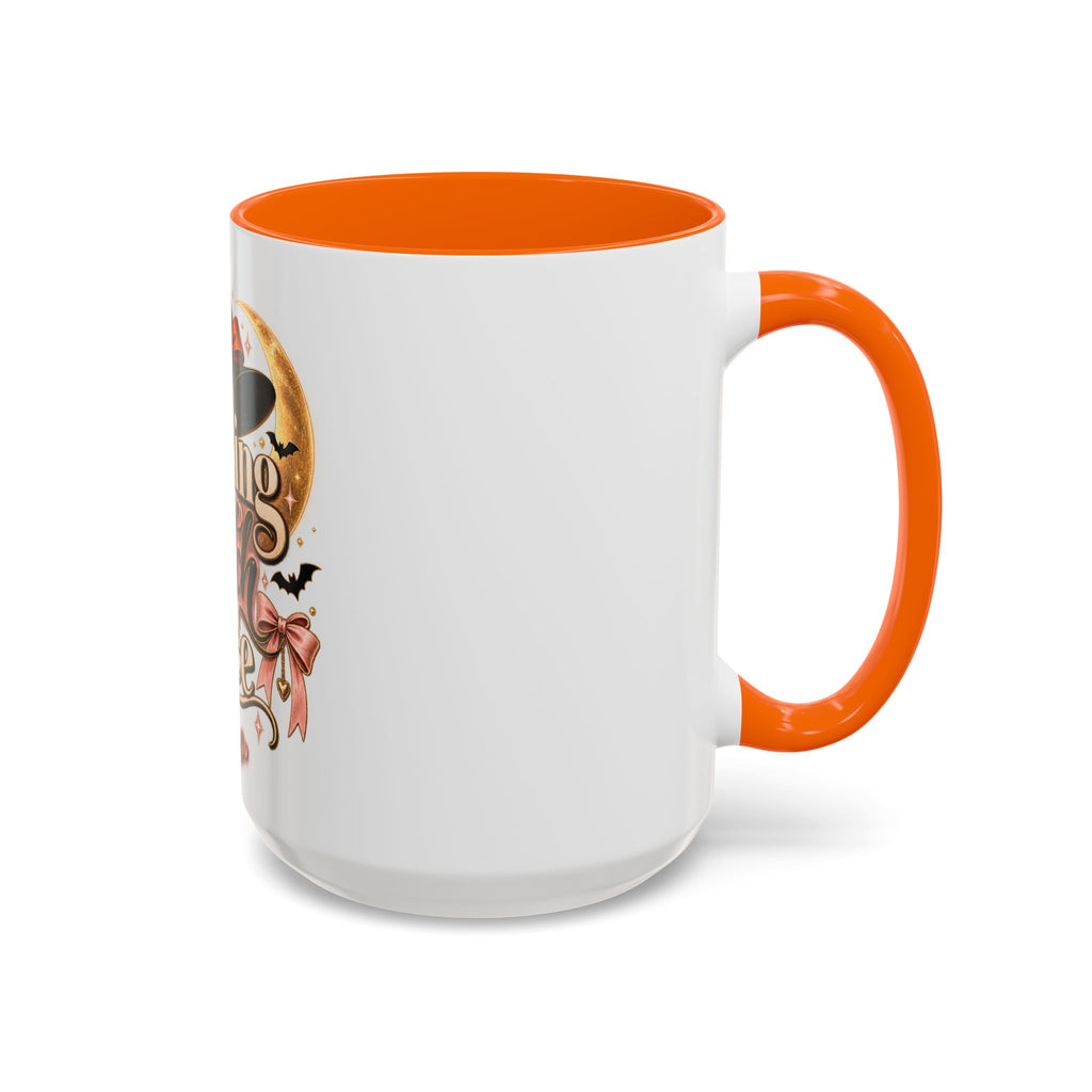 Resting Witch Face Accent Mug — Halloween Witch Coffee Cup (15oz) product image