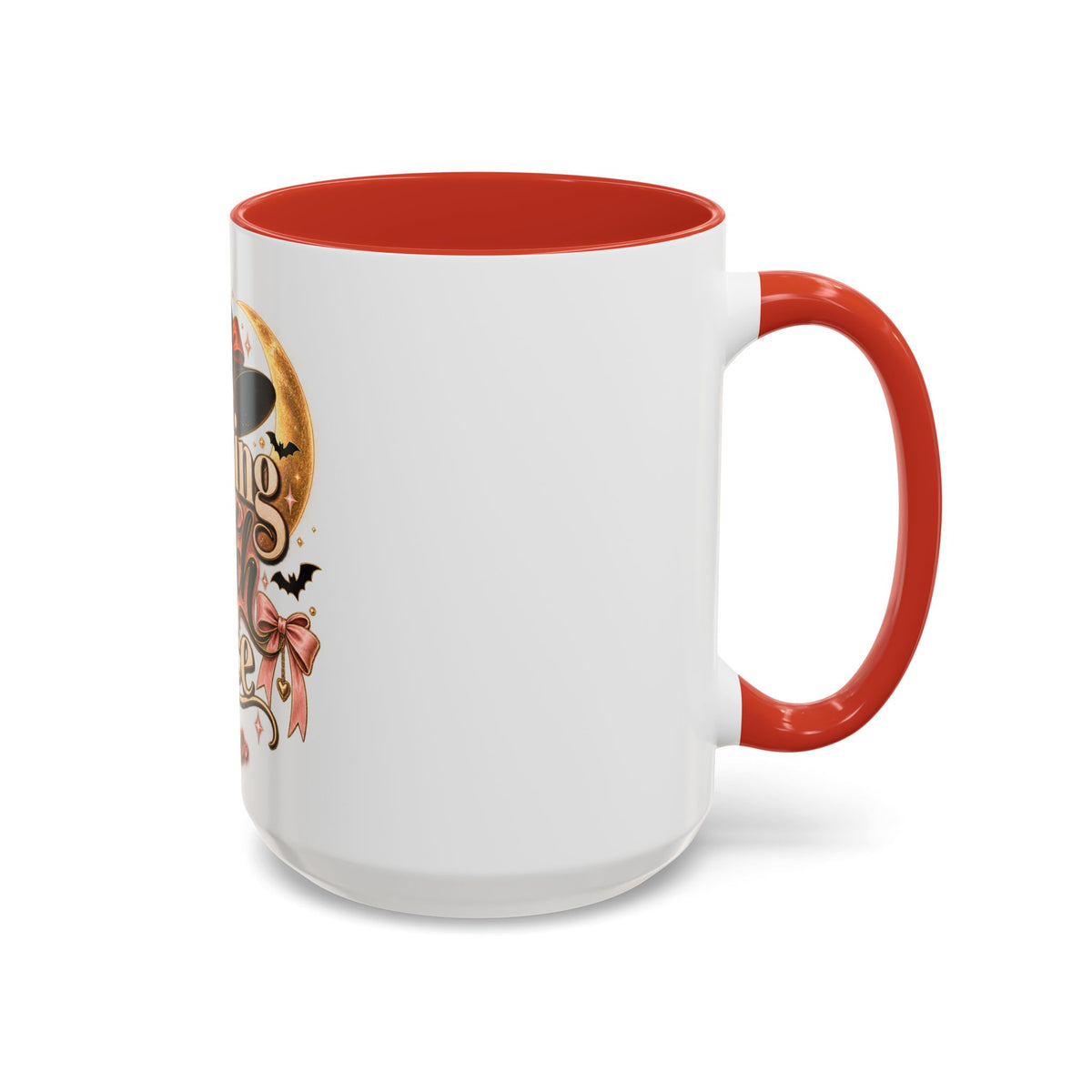 Resting Witch Face Accent Mug — Halloween Witch Coffee Cup (15oz) product image