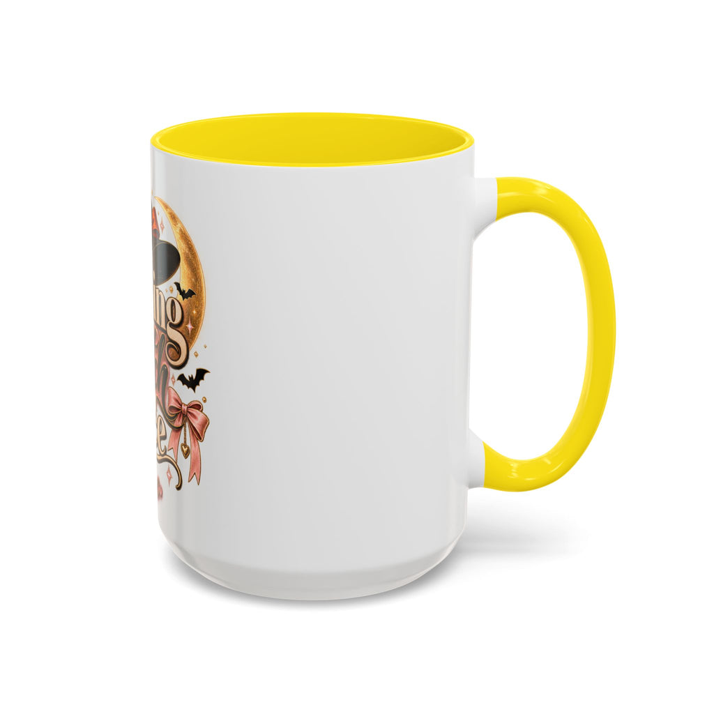 Resting Witch Face Accent Mug — Halloween Witch Coffee Cup (15oz) product image
