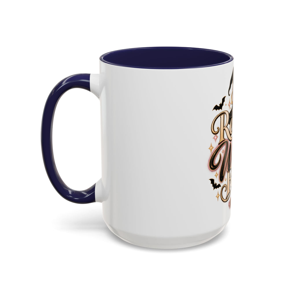 Resting Witch Face Accent Mug — Halloween Witch Coffee Cup (15oz) product image