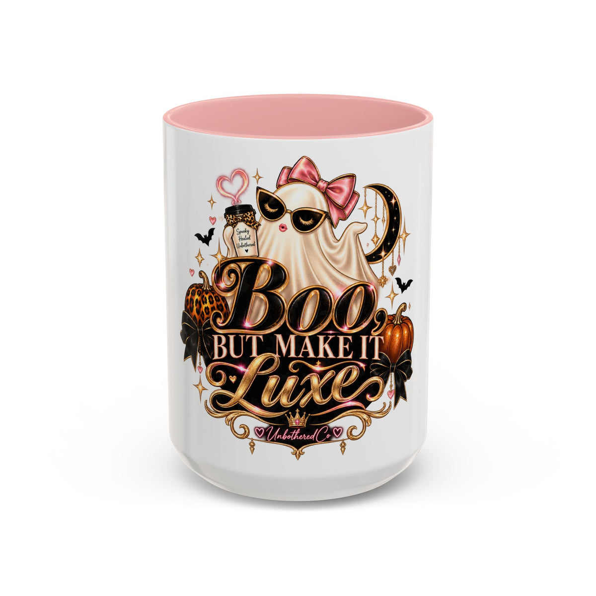 Halloween Coffee Mug — “Boo But Make It Luxe” Accent Ceramic Mug (11/15oz) product image