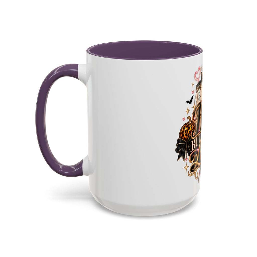 Halloween Coffee Mug — “Boo But Make It Luxe” Accent Ceramic Mug (11/15oz) product image