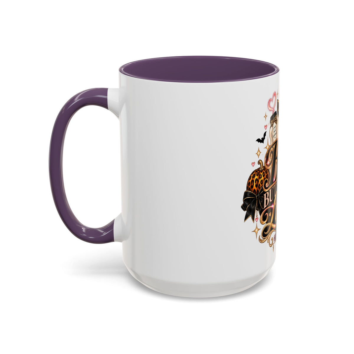 Halloween Coffee Mug — “Boo But Make It Luxe” Accent Ceramic Mug (11/15oz) product image