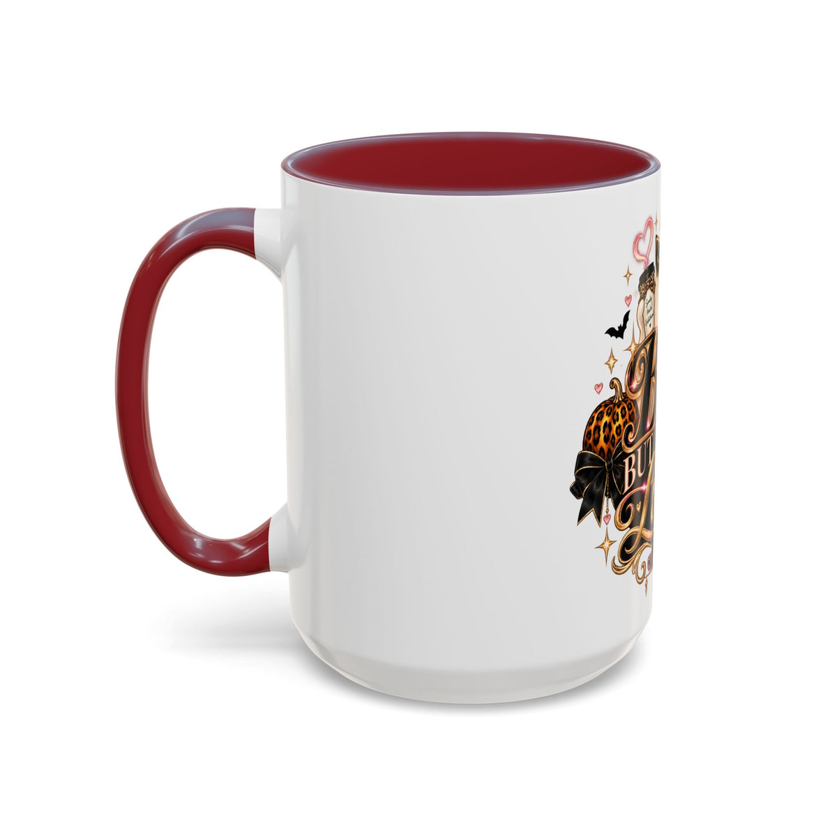 Halloween Coffee Mug — “Boo But Make It Luxe” Accent Ceramic Mug (11/15oz) product image