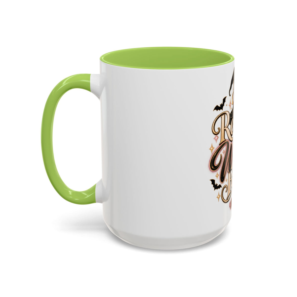 Resting Witch Face Accent Mug — Halloween Witch Coffee Cup (15oz) product image