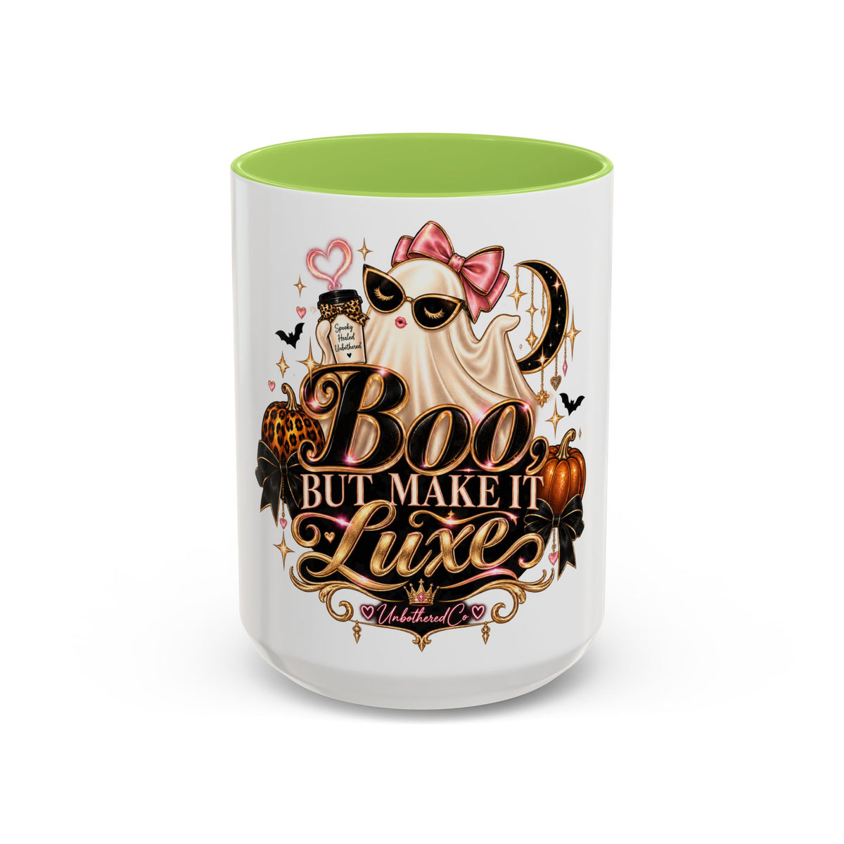 Halloween Coffee Mug — “Boo But Make It Luxe” Accent Ceramic Mug (11/15oz) product image