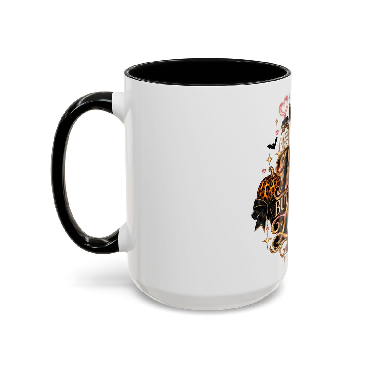 Halloween Coffee Mug — “Boo But Make It Luxe” Accent Ceramic Mug (11/15oz) product image