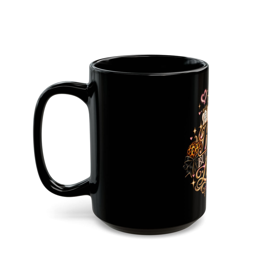 Boo But Make It Luxe Mug — Cute Glam Ghost Halloween Coffee Cup (11oz/15oz) product image