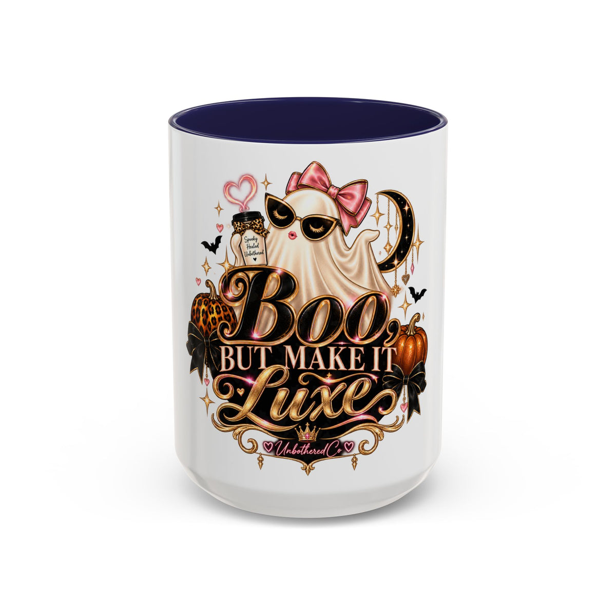 Halloween Coffee Mug — “Boo But Make It Luxe” Accent Ceramic Mug (11/15oz) product image