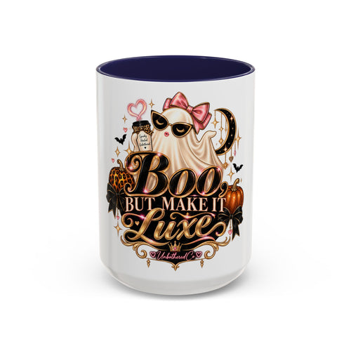 Halloween Coffee Mug — “Boo But Make It Luxe” Accent Ceramic Mug (11/15oz) product image