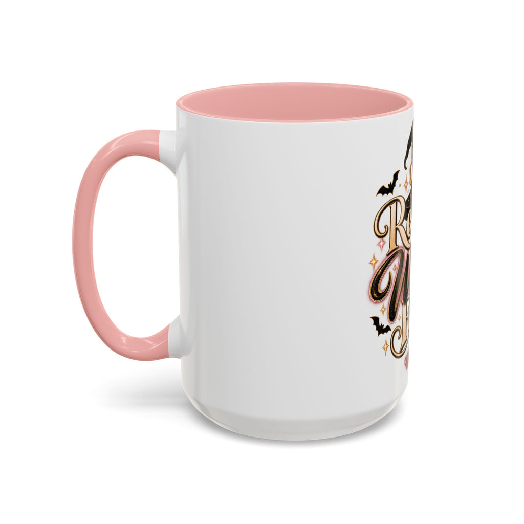 Resting Witch Face Accent Mug — Halloween Witch Coffee Cup (15oz) product image