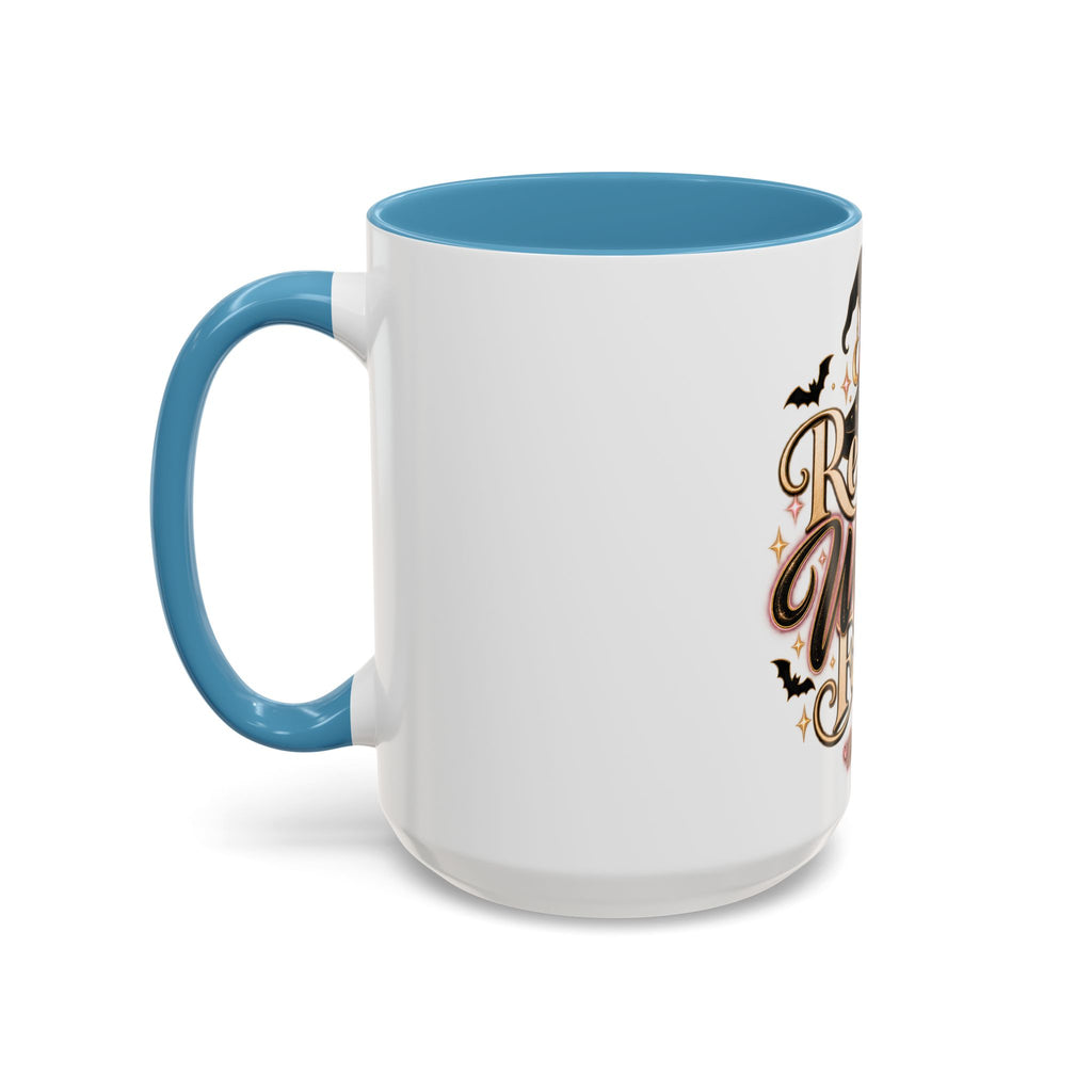 Resting Witch Face Accent Mug — Halloween Witch Coffee Cup (15oz) product image