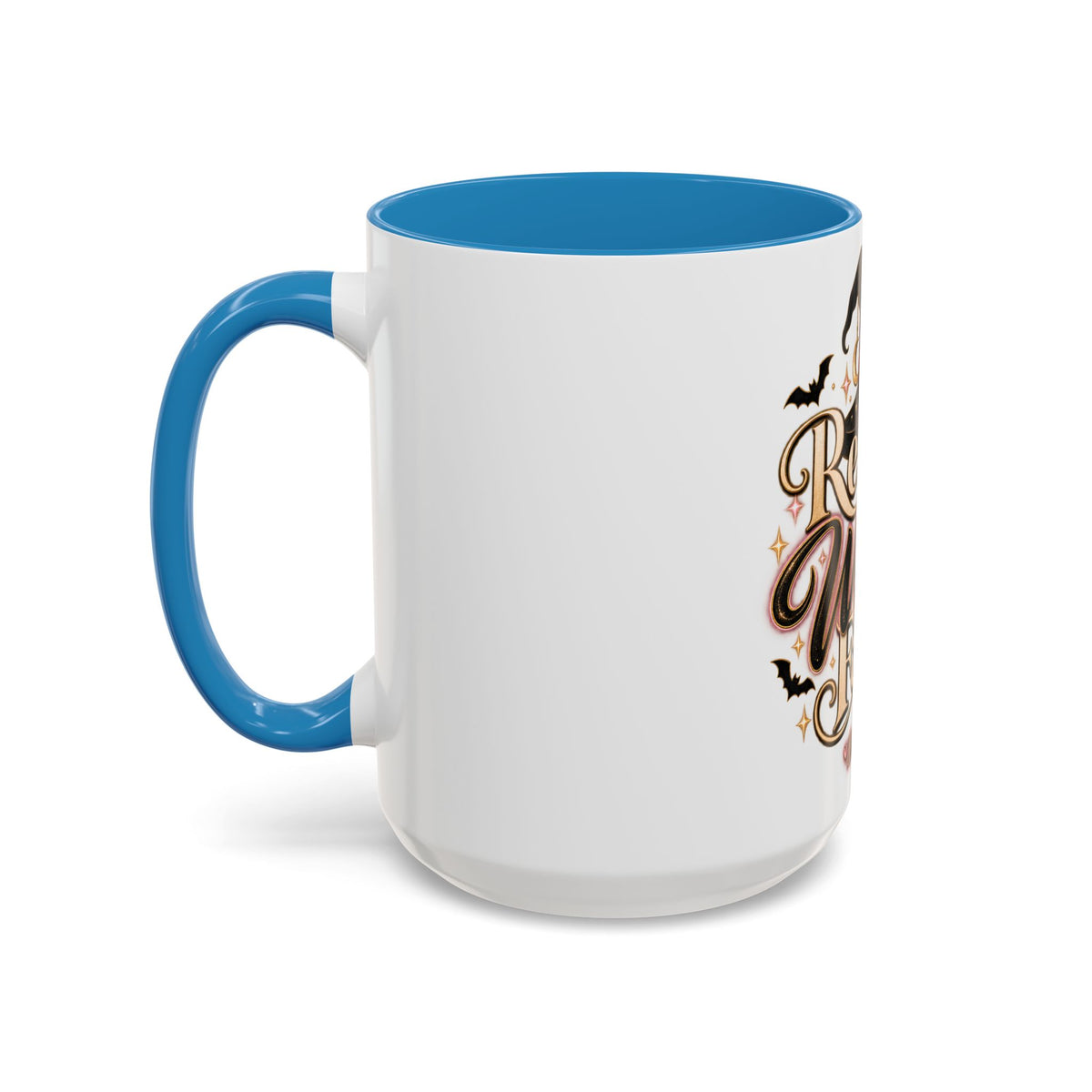 Resting Witch Face Accent Mug — Halloween Witch Coffee Cup (15oz) product image