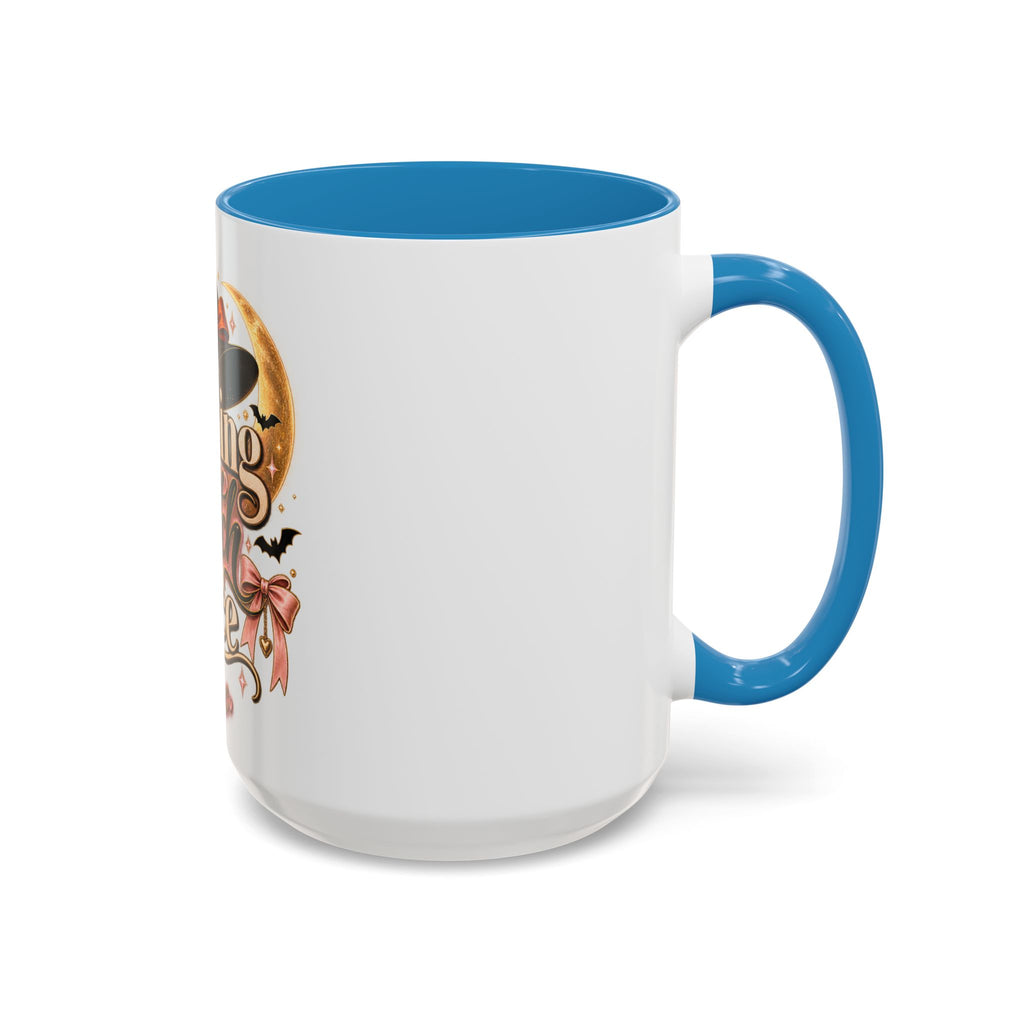 Resting Witch Face Accent Mug — Halloween Witch Coffee Cup (15oz) product image