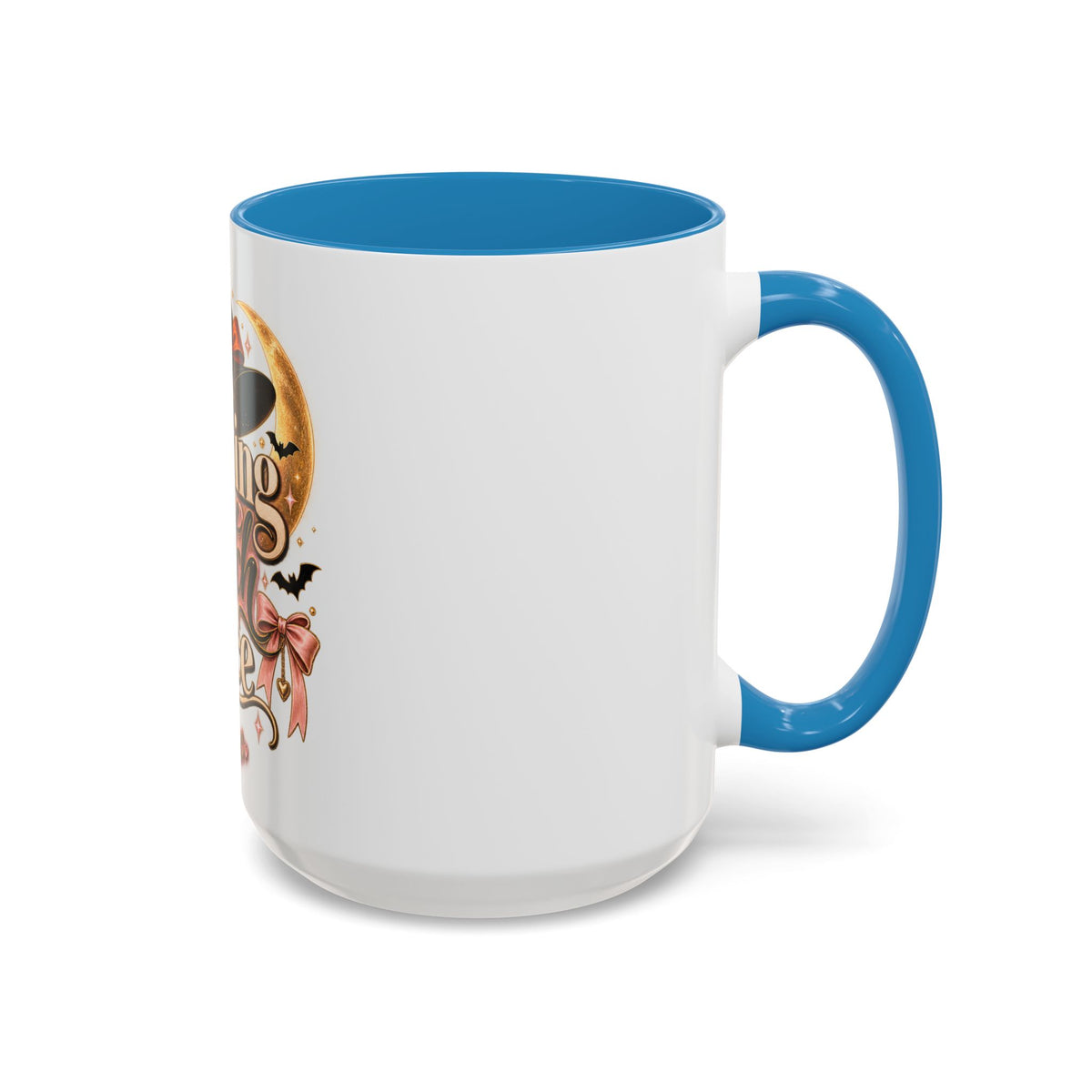 Resting Witch Face Accent Mug — Halloween Witch Coffee Cup (15oz) product image