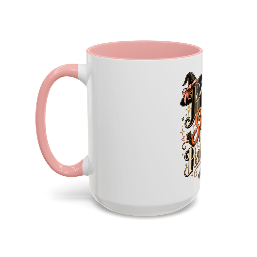 Pumpkin Spice & Peace of Mind Accent Mug — Fall Coffee Cup (15oz) product image