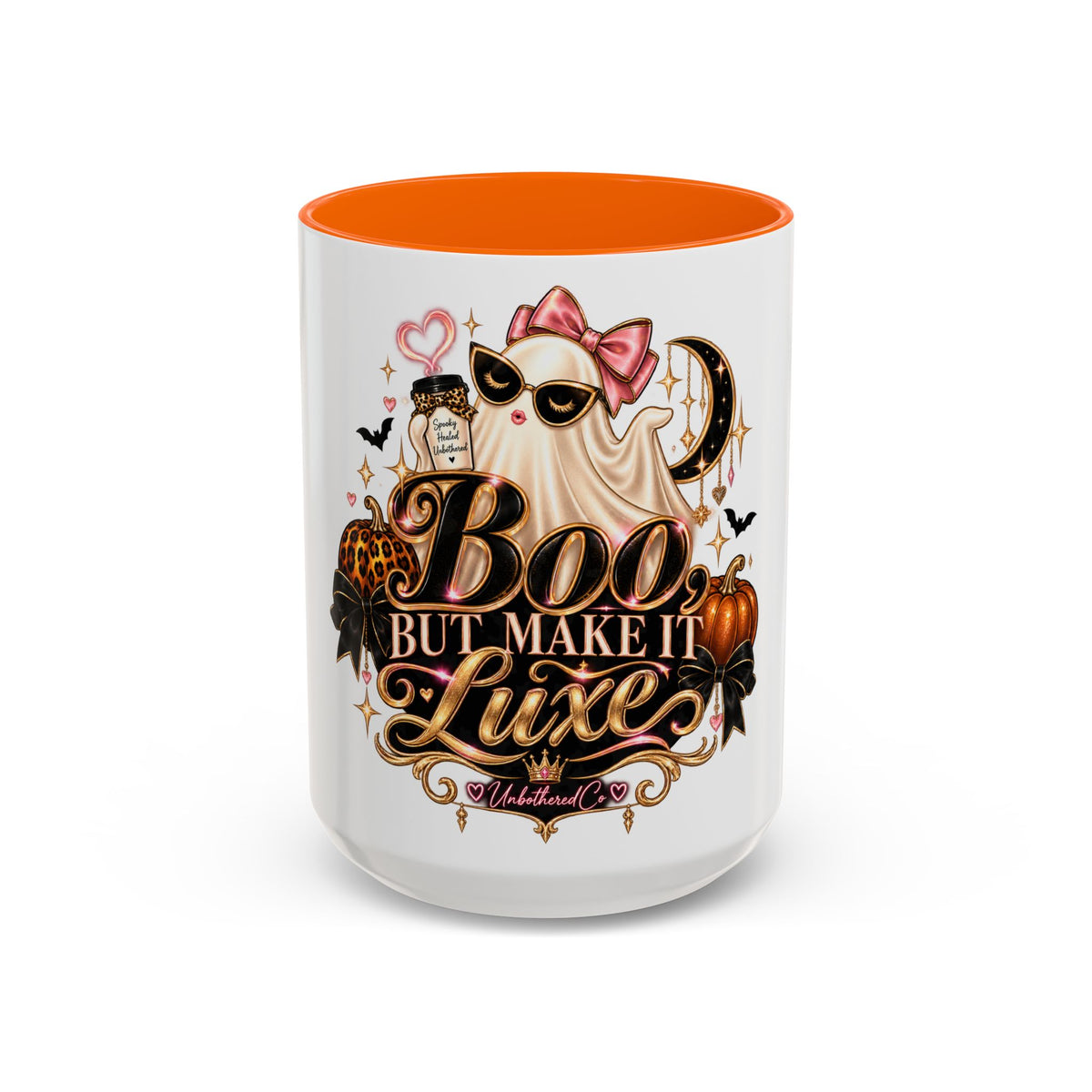 Halloween Coffee Mug — “Boo But Make It Luxe” Accent Ceramic Mug (11/15oz) product image
