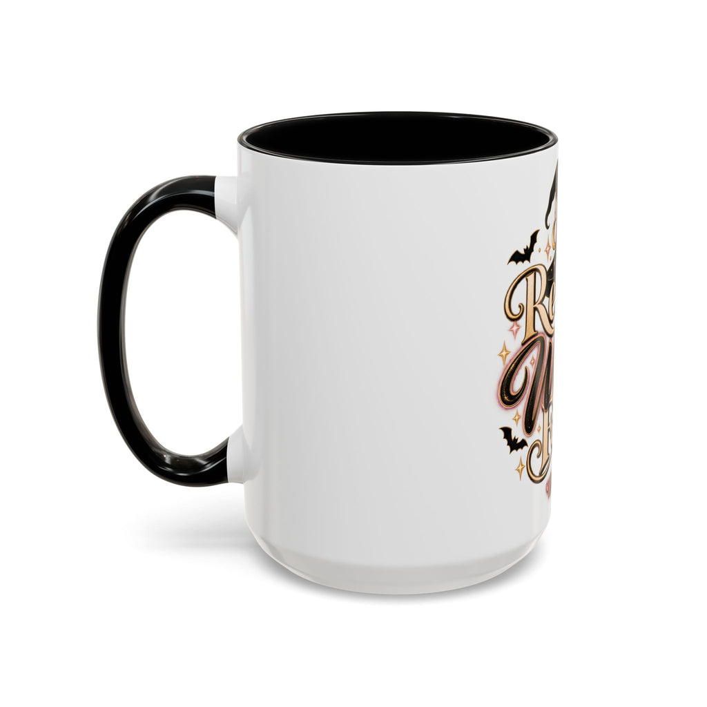 Resting Witch Face Accent Mug — Halloween Witch Coffee Cup (15oz) product image