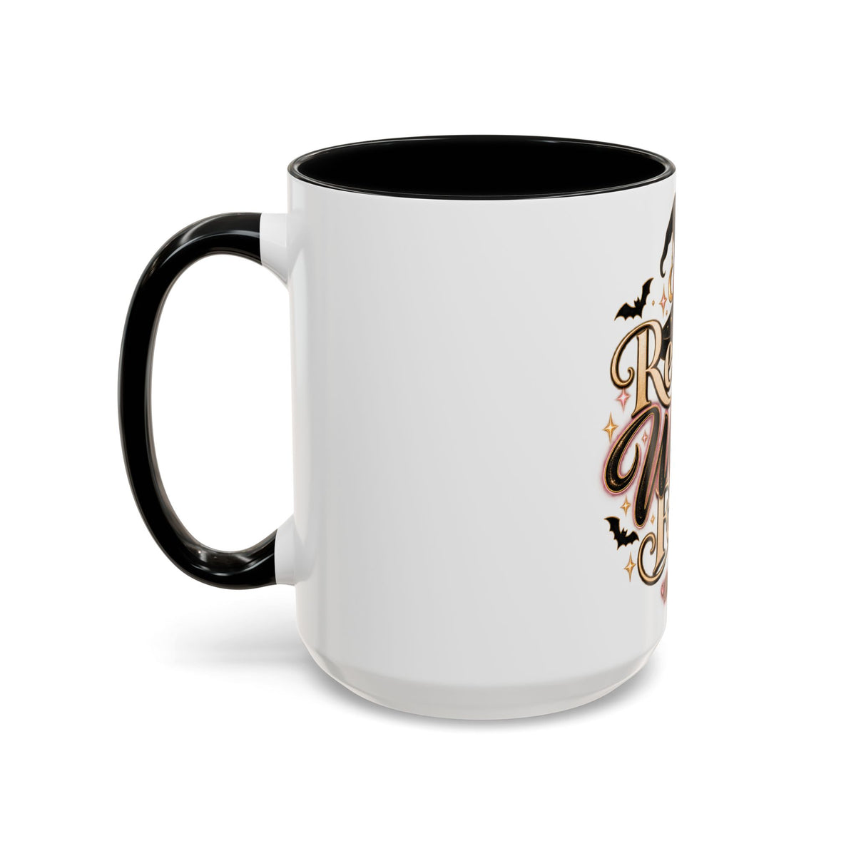 Resting Witch Face Accent Mug — Halloween Witch Coffee Cup (15oz) product image