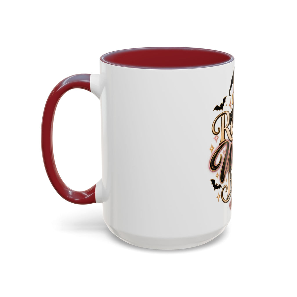 Resting Witch Face Accent Mug — Halloween Witch Coffee Cup (15oz) product image