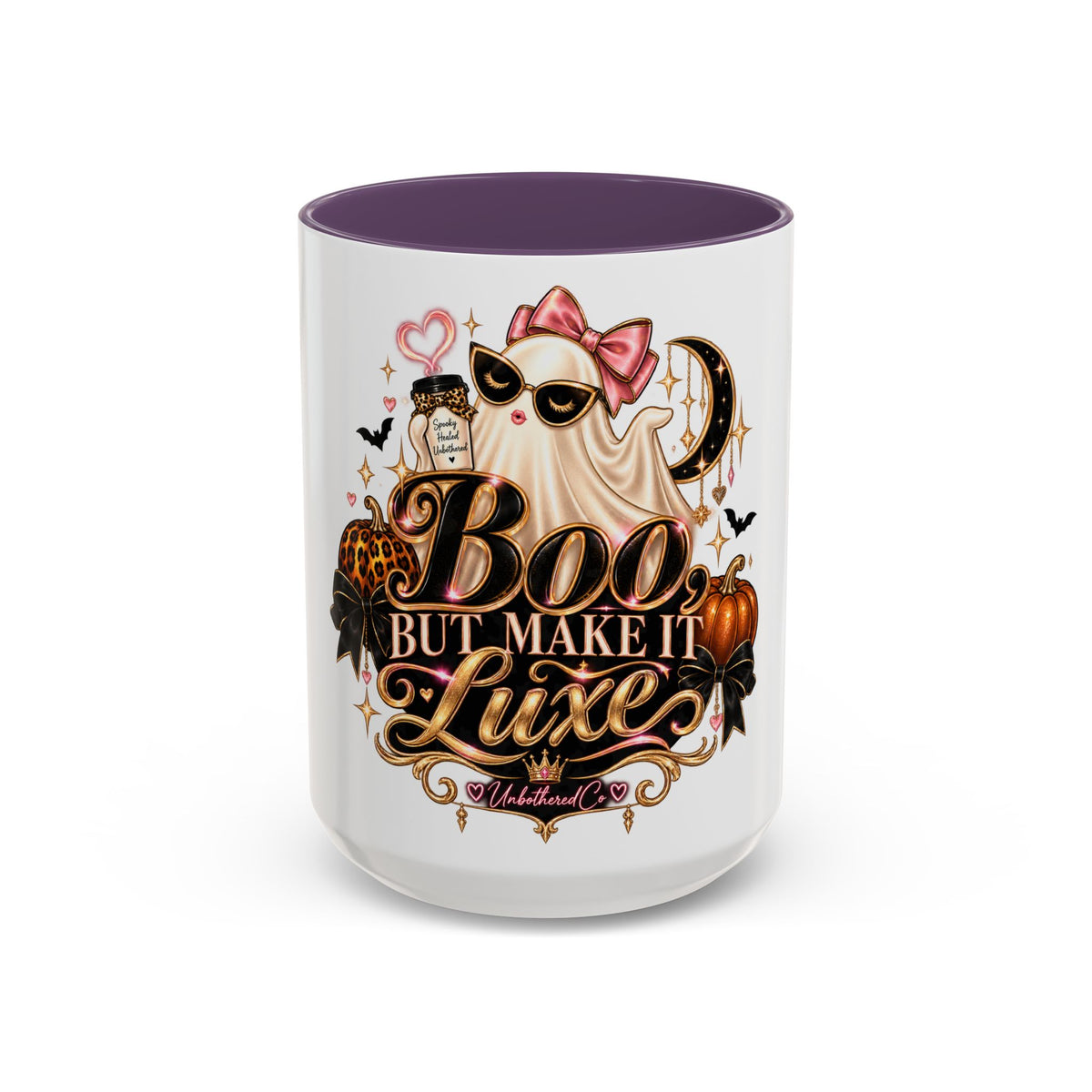 Halloween Coffee Mug — “Boo But Make It Luxe” Accent Ceramic Mug (11/15oz) product image