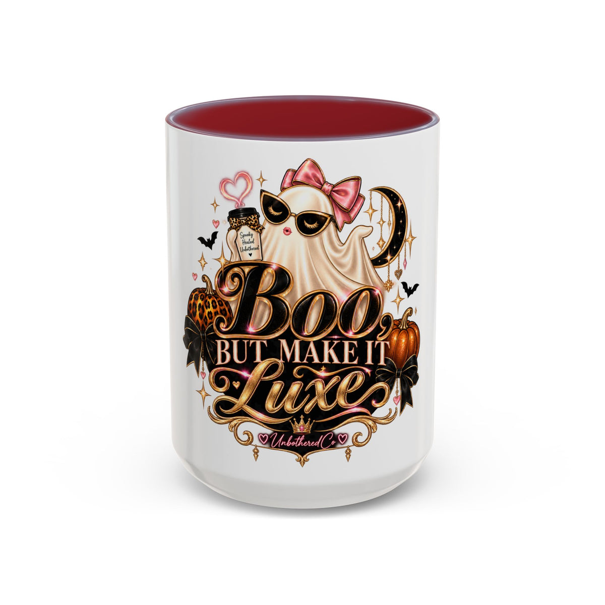 Halloween Coffee Mug — “Boo But Make It Luxe” Accent Ceramic Mug (11/15oz) product image