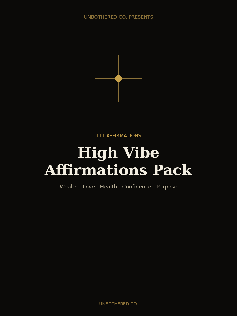 111 High Vibe Affirmations Pack product image