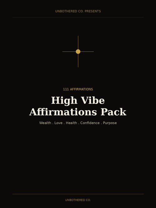 111 High Vibe Affirmations Pack product image