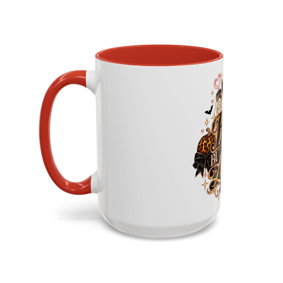 Halloween Coffee Mug — “Boo But Make It Luxe” Accent Ceramic Mug (11/15oz) product image