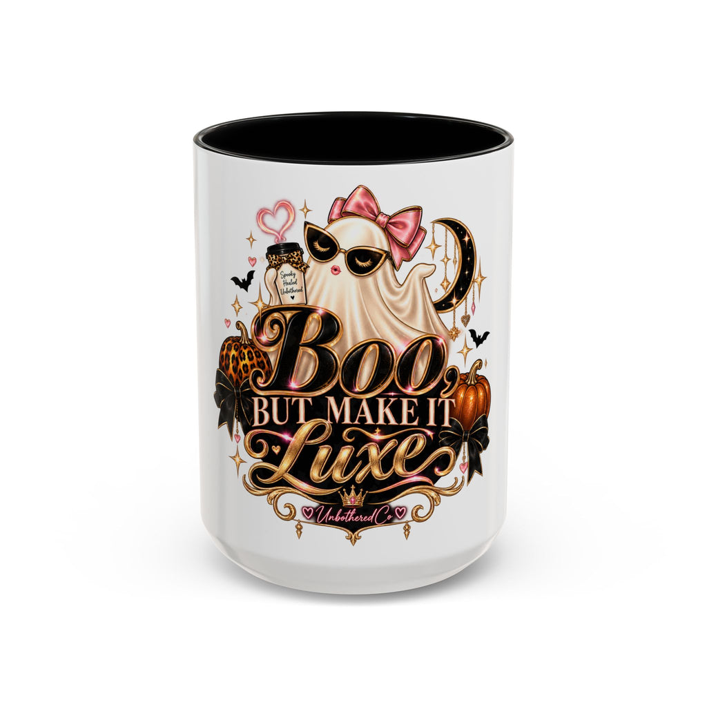 Halloween Coffee Mug — “Boo But Make It Luxe” Accent Ceramic Mug (11/15oz) product image
