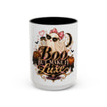 Halloween Coffee Mug — “Boo But Make It Luxe” Accent Ceramic Mug (11/15oz) product image