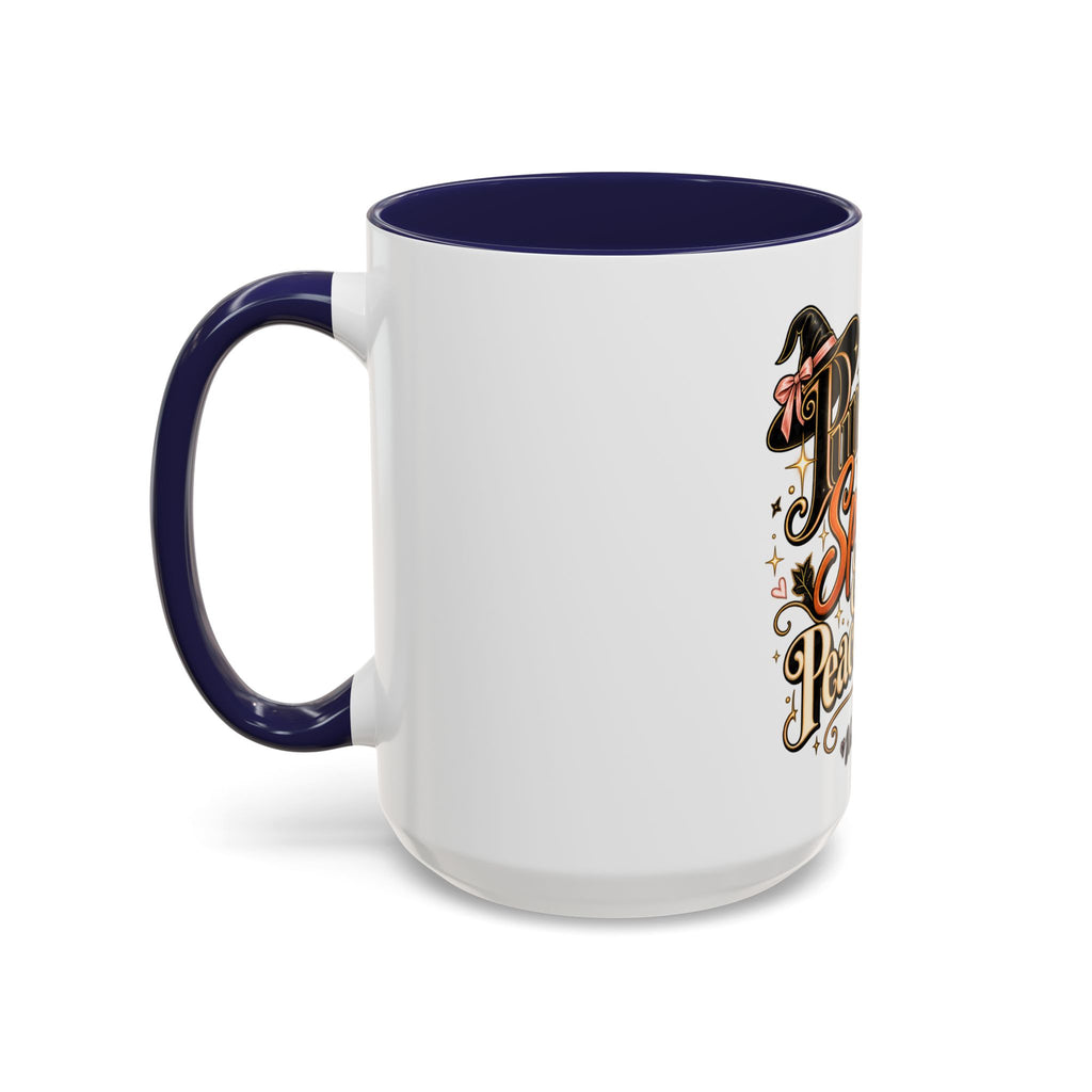 Pumpkin Spice & Peace of Mind Accent Mug — Fall Coffee Cup (15oz) product image