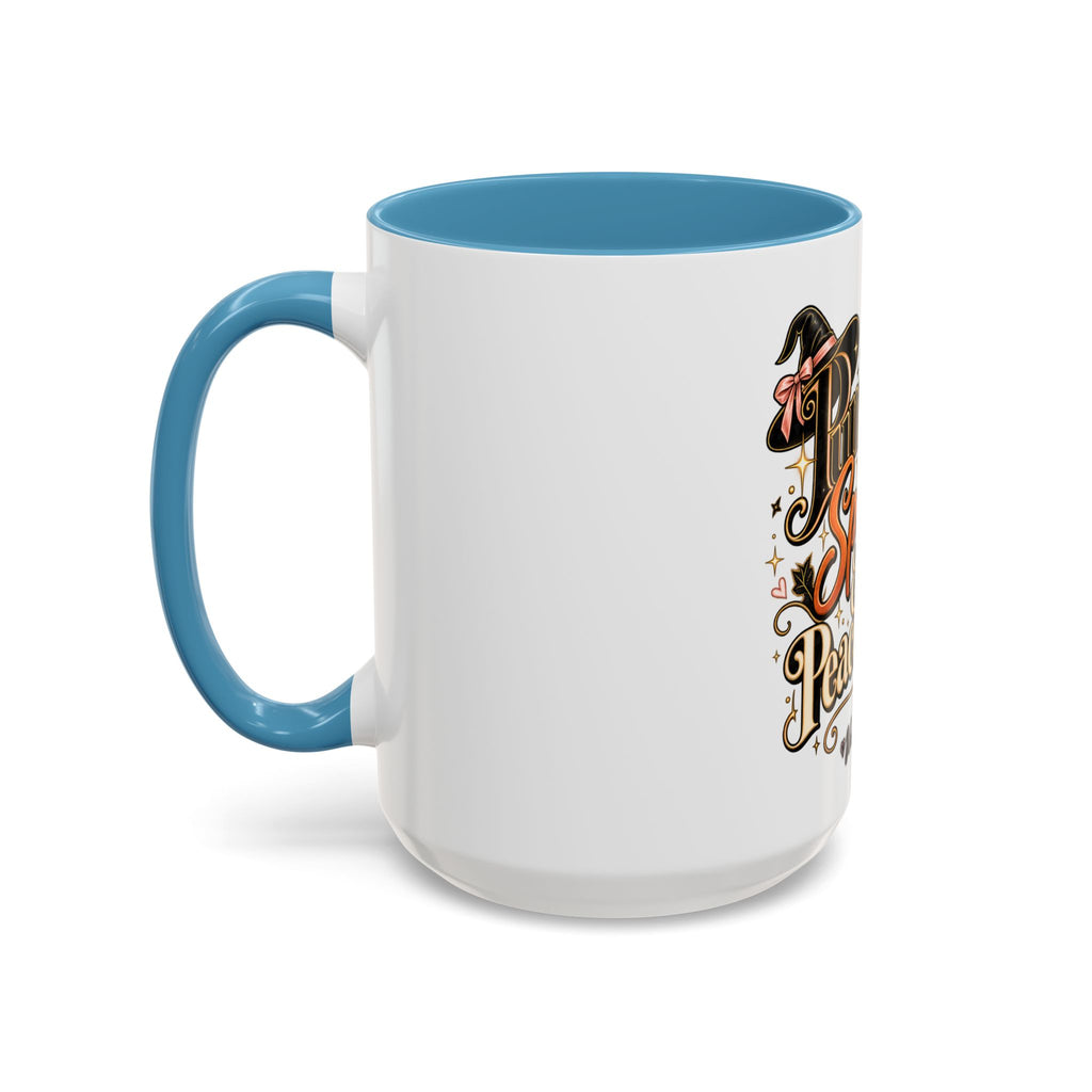 Pumpkin Spice & Peace of Mind Accent Mug — Fall Coffee Cup (15oz) product image