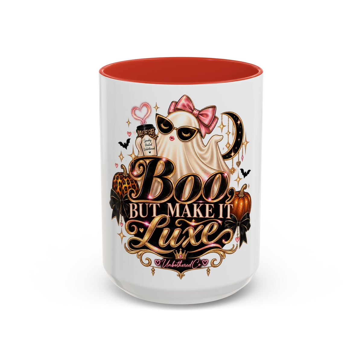 Halloween Coffee Mug — “Boo But Make It Luxe” Accent Ceramic Mug (11/15oz) product image