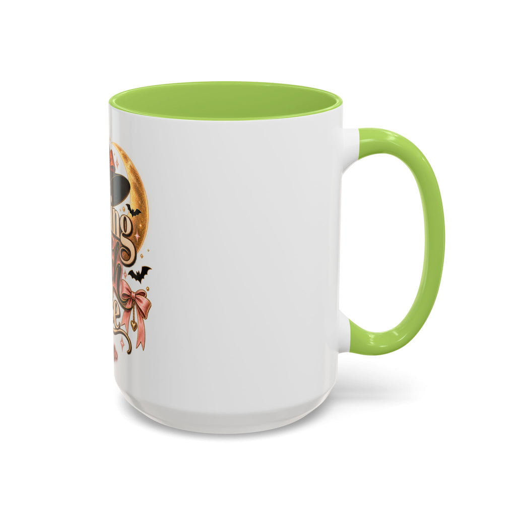 Resting Witch Face Accent Mug — Halloween Witch Coffee Cup (15oz) product image