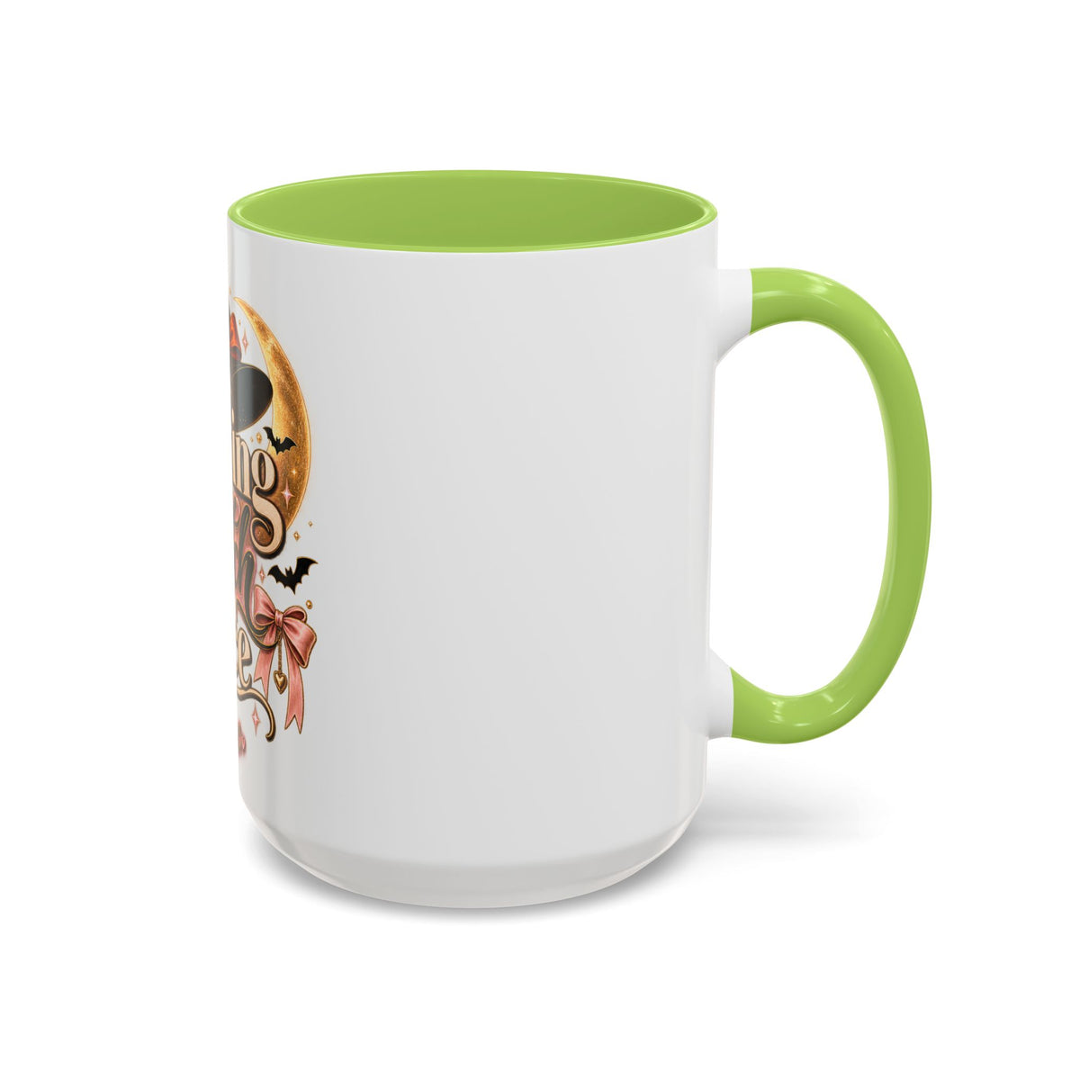 Resting Witch Face Accent Mug — Halloween Witch Coffee Cup (15oz) product image