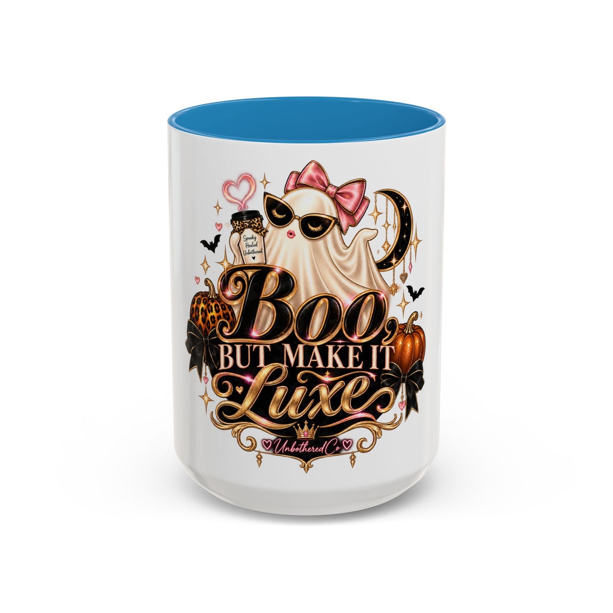 Halloween Coffee Mug — “Boo But Make It Luxe” Accent Ceramic Mug (11/15oz) product image