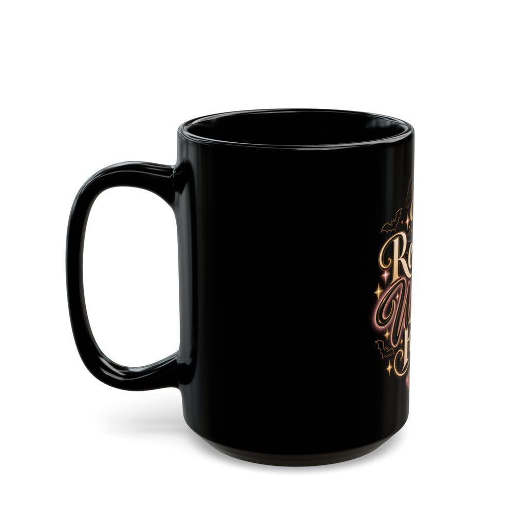 Resting Witch Face Black Mug — Funny Halloween Coffee Cup (11oz & 15oz) product image