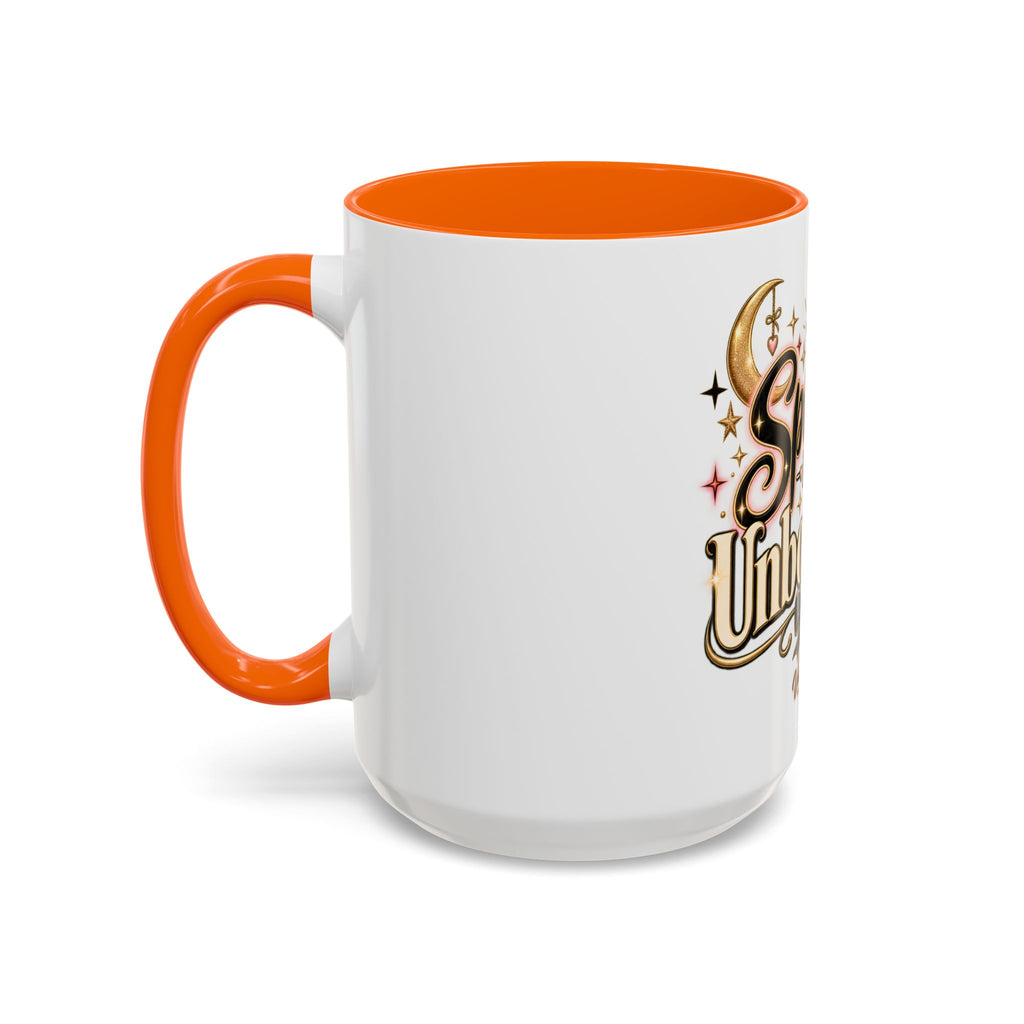 Spooky But Unbothered Coffee Mug — Halloween Ghost Accent Mug (11/15oz) product image