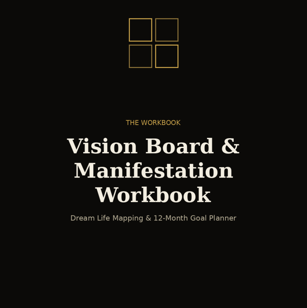 Vision Board & Manifestation Workbook product image